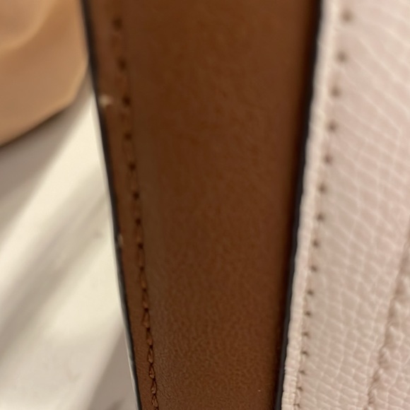 Aldo cream and brown purse with single handle - Picture 10 of 14
